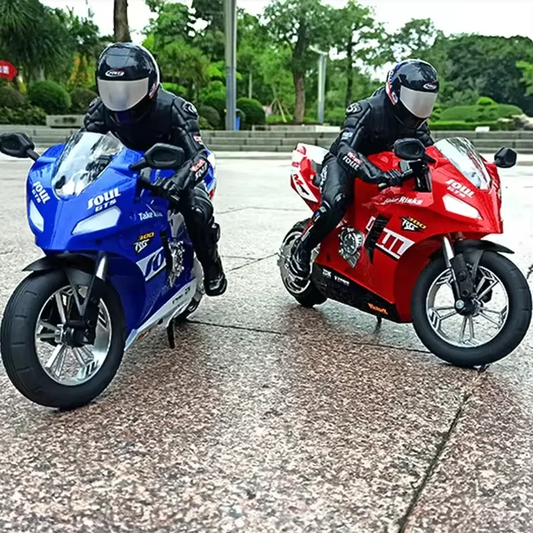 1:6 Rc Stunt Motorcycle Rc Stunt Car Toys 2.4g Remote Control Motorcycle For Kids With Lights 6-axis Gyroscope