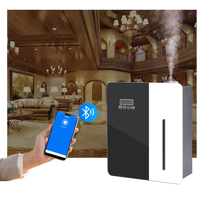 Wholesale 200ml Smart Electric Hotel Commercial air Fragrance Essential Oil Aroma Large Area Wall Mounted Scent Diffuser Machine