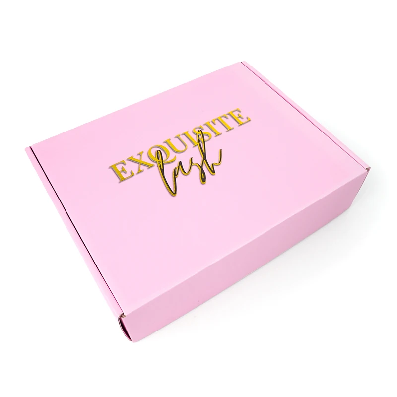 Delicate Appearance Fancy Flat Assorted Custom Luxury Cardboard Box Deep Private Label Boxes Mailer Shipping