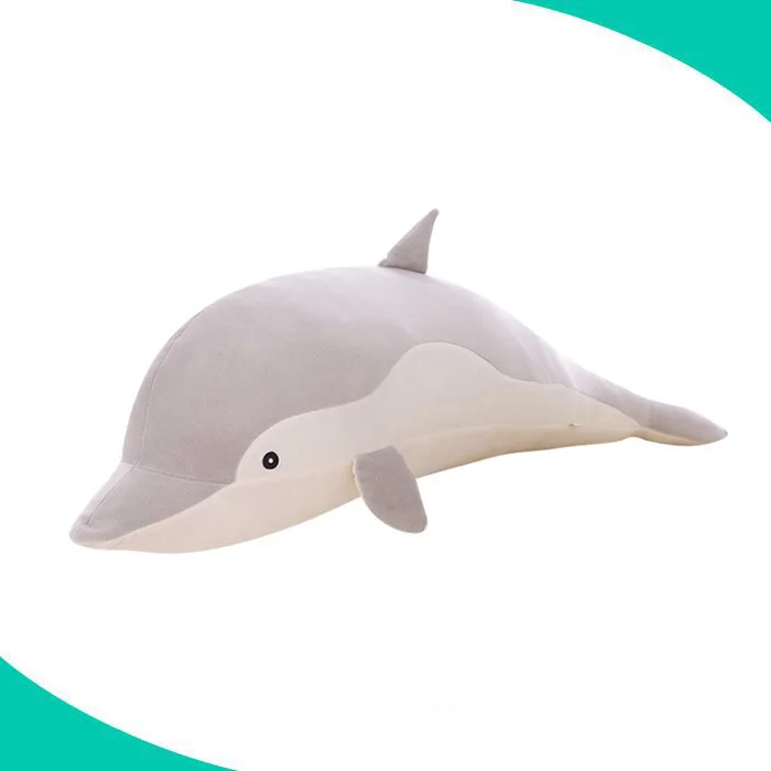 wholesale soft  cute 6' baby lovely blue small stuffed plush dolphin keychain toys