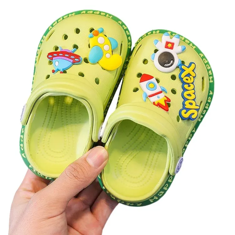 Cartoon Slipper For Kids Cute Toddler Shoes For Boys Girls 2023 Breathable Children Sandals Antii-slippery Soft Slippers