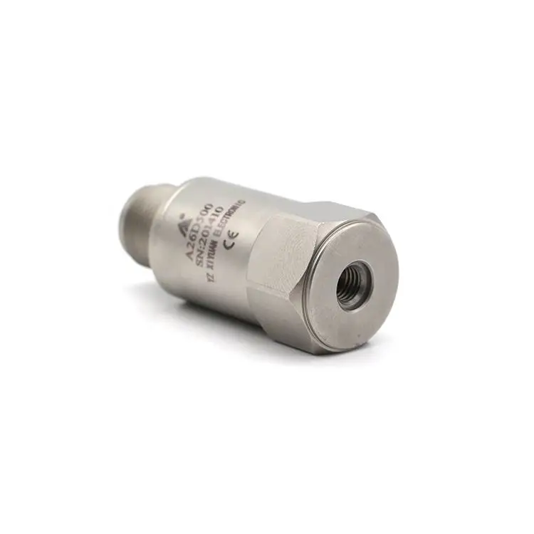 New arrival 304 Stainless Steel Encapsulation industrial piezo electric vibration acceleration sensors