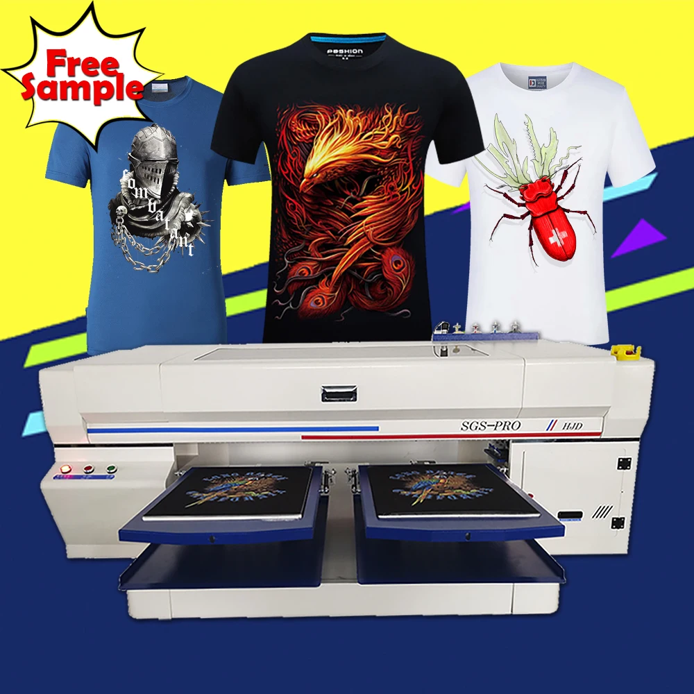 Double Station DTG Printer Digital Textile Printer T-shirt Printing Machine A2 A3 DTG Printer