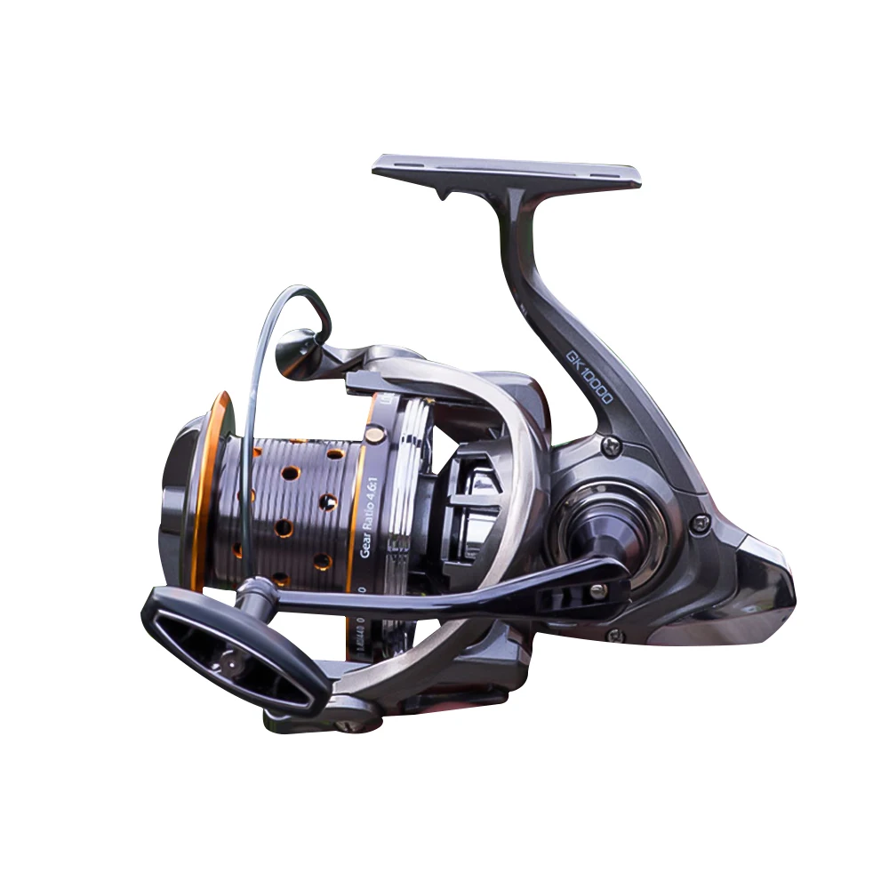 6+1 Stainless steel bearing metal fishing reels 5000-10000 big far throw reel