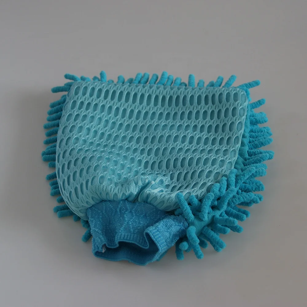 
Wholesale Soft Chenille Microfiber Car Wash Mitt Glove 