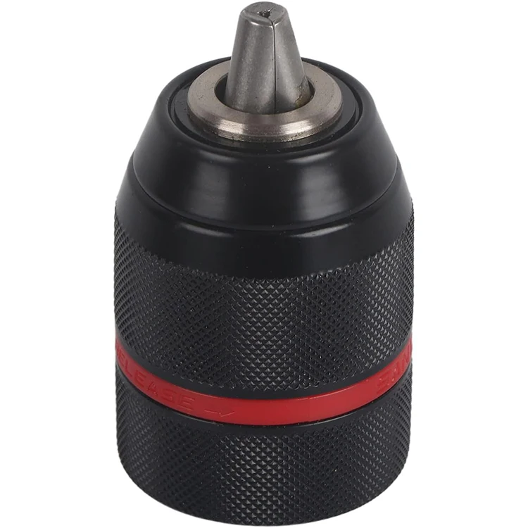 1 PCS Keyless Hand Drill Chuck, 1/2-20UNF Mount 2~13mm Self-tighten Drill Chuck Fit for Multiple Purposes