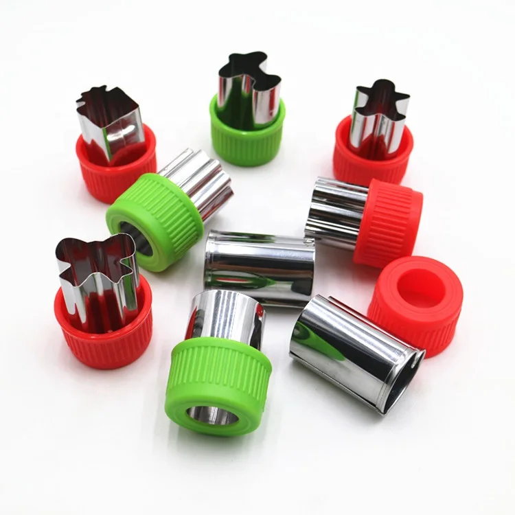 
Vegetable Cutter Shapes Set Mini Sizes Cookie Cutters Set Fruit Cookie Pastry Stamps Mold 