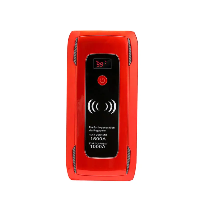 Аварийный инструмент, многофункциональная портативная батарея 12 В 24 В, автомобильное пусковое устройство с ЖК-экраном