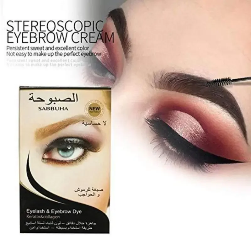 wholesale waterproof long lasting private label eyebrow gel Black Brown Coffee brow dye