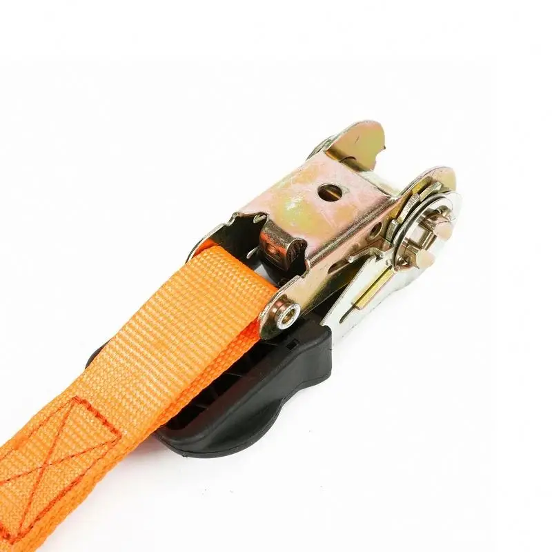 Wholesale 1 inch Polyester Motorcycle cargo strap Ratchet Tie Down With S Hook