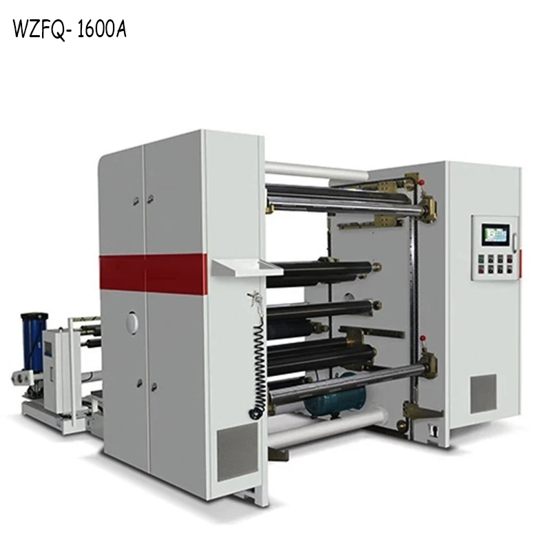 WZFQ- 1600A Computer High-speed Slitting and Rewinding A4 Paper Die Cutting Machine Factory Non-woven Slitting Machine g