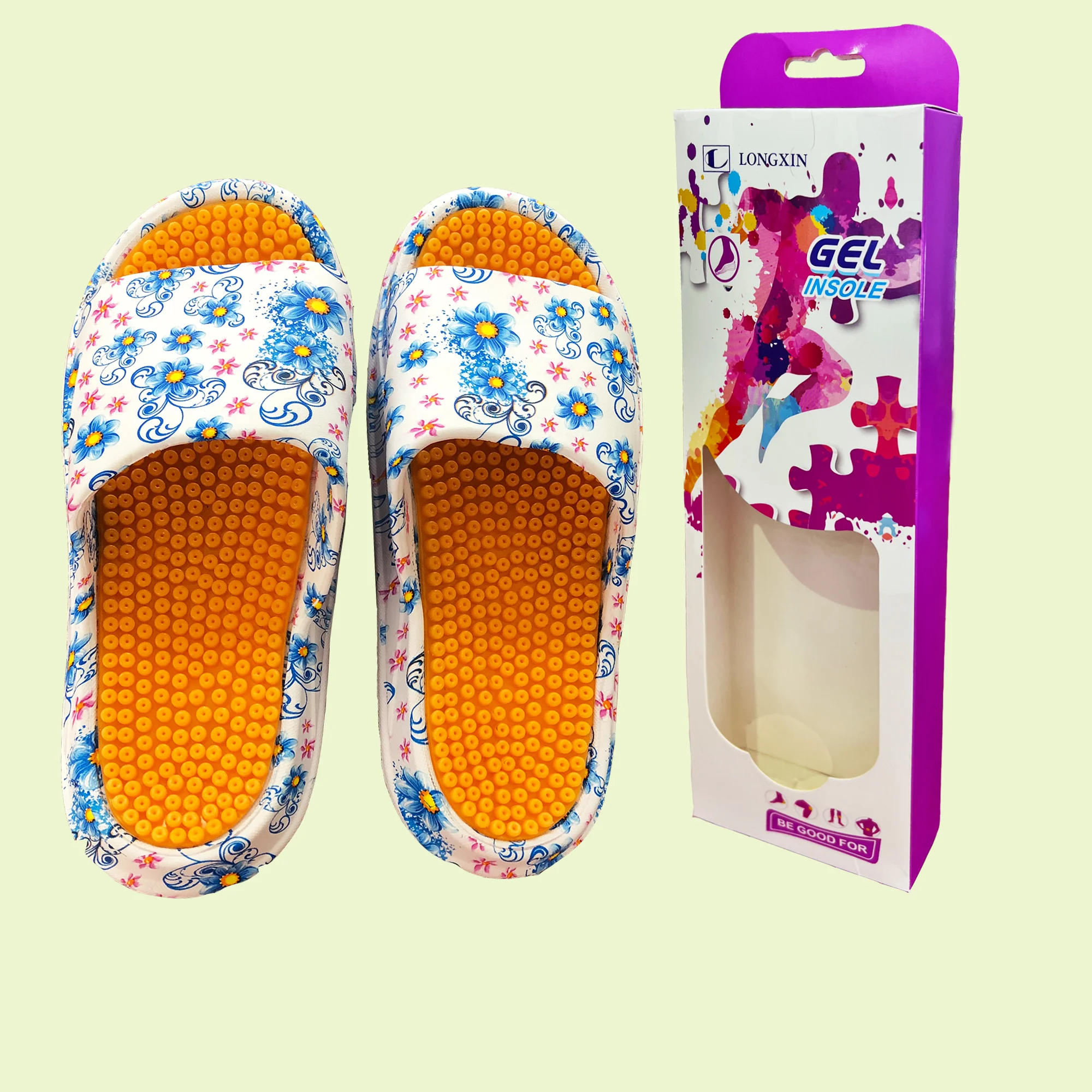 latest design girls slippers slippers plastic sandals insole arch plastic custom
