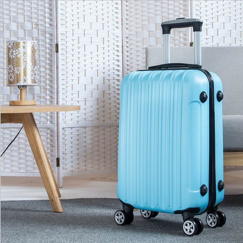 cute girly luggage set laggage bag travel luggage suitcase 3pcs abs trolley luggage