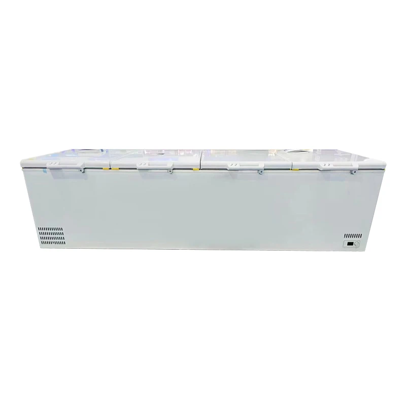 Hot Sale Freezer Cold Store 4 Door 2190 Liter 1658 Liters Big Large Commercial Ice Deep Fridge Freezer