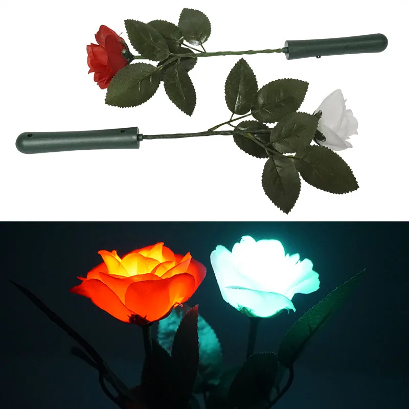 Single LED ROSE Flower Valentines Mothers Festival Day Wedding Decoration Soap Rose Artificial Flowers For Gift