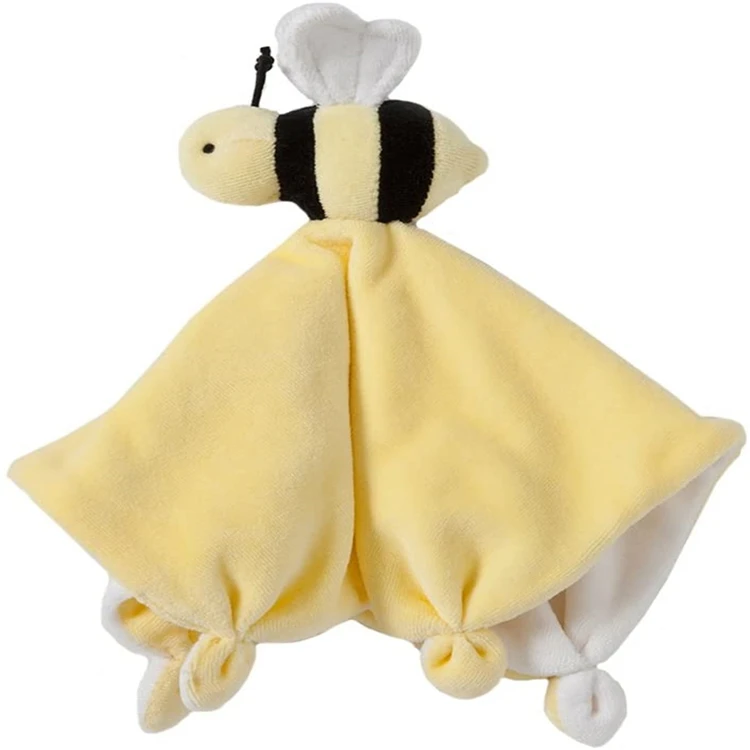 baby toys 2022 Soft Toys bee Comforter baby towel Plush  Safe soft high quality Stuffed Animal Blanket For Baby