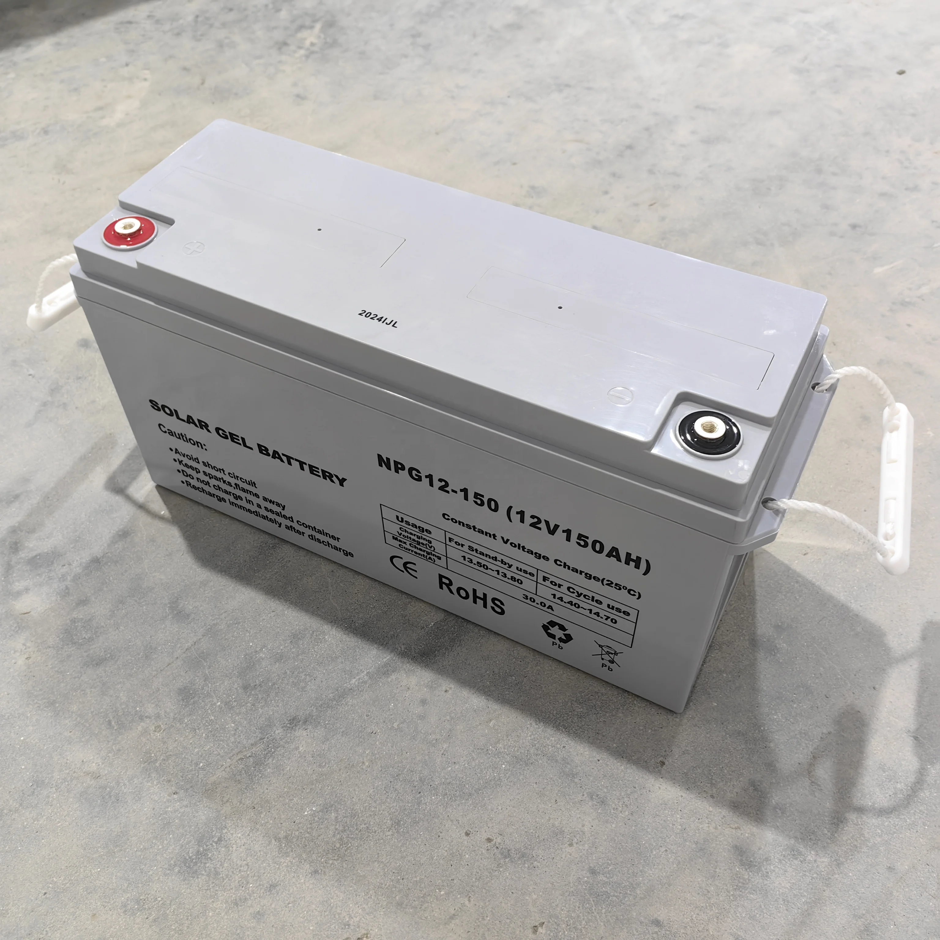 High efficiency solar lead-acid battery gel battery Strong deep circulation ability Solar system for home power