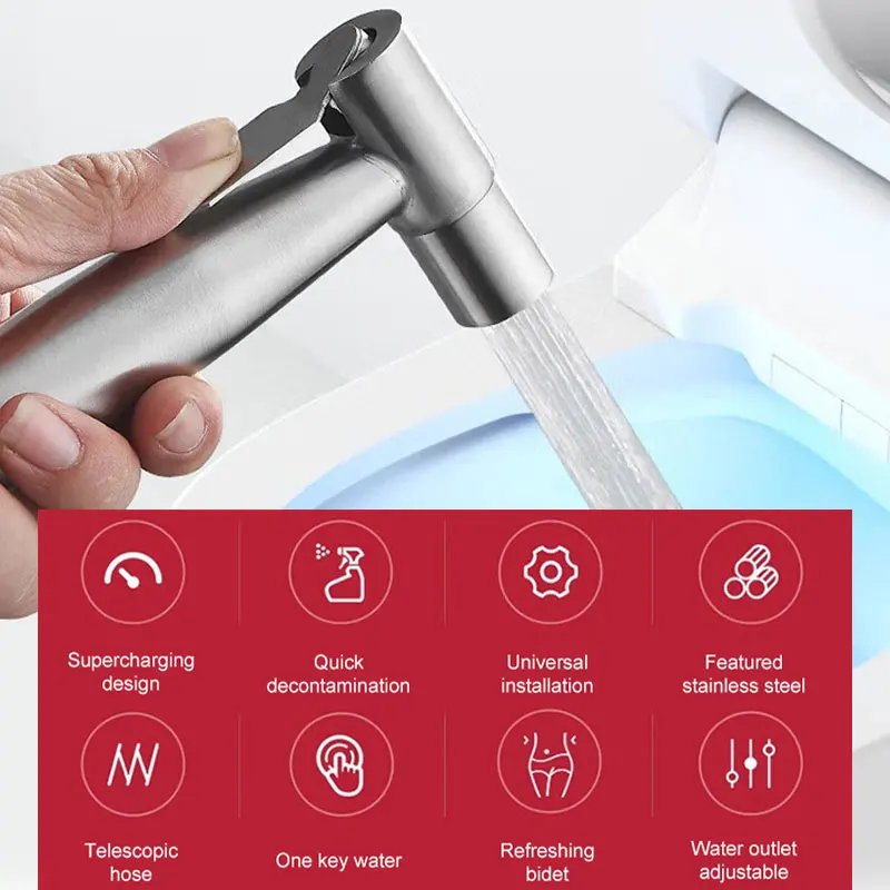 Cheap Shattaf Bidet Faucet Shower Sanitary Ware Muslim Stainless Steel Hand Bidet Buy Home Jet Bidet Sprayer For Toilet
