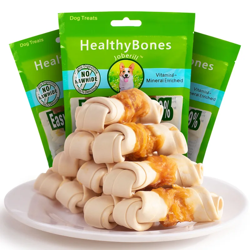 Dog Teething Toys Pet Chew Treat Snack Customized Factory Wholesaler Knotted Bone Natural Chew Toys Manufactured In China