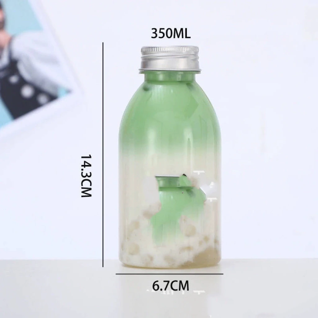 Customized 300ml 500ml Pet Can Easy Open Beverage Can Plastic Bottle Fit Sealing Machine