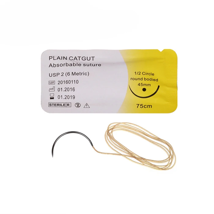 Medical Disposable Nylon Surgical Suture With Needles