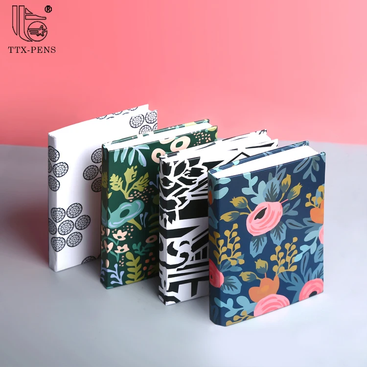 TTX Custom Logo School Journal Stationary Blank Notebooks Hardcover PU Leather Notebook Business With Pen Gift Set Packaging Box