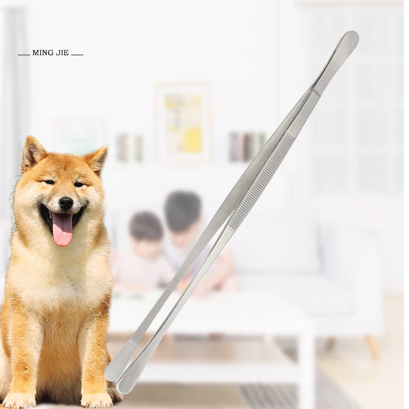 High Quality Snake Feeding Tongs Stainless Steel Animal Feding Tweezers for Animals Snake Tongs