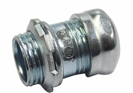 Steel Set Screw Connectors for EMT Conduit  1/2 in. diameter 50-pack