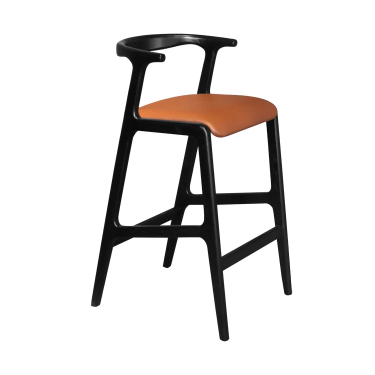 Hot Sale Wooden Furniture Bar Chair Furniture Bar Stool Solid Wood Comfortable Bar Chair For Cafe and Restaurant