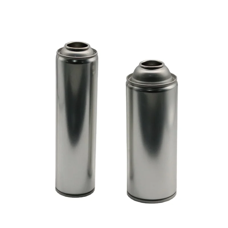 Custom  printing small empty refillable aluminum aerosol spray bottle tin cans