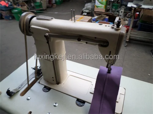 Secondhand Golden Wheel CS-820 Double Needle Post Bed Sewing Machine With Rotating Hook heavy material sewing machine