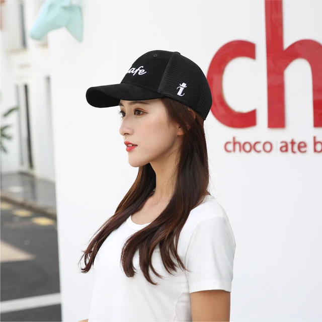 OEM Factory new design rose red baseball cap with embroidery logo face sandwich visor cap 3D embroidery on visor baseball hat