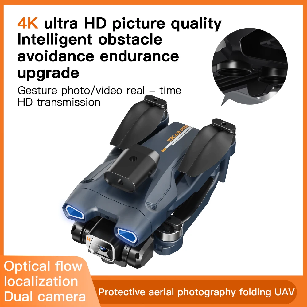 New A9 PRO 8K Drone 5G WIFI FPV 4K HD Camera Helicopter Brushless Foldable Obstacle Avoidance RC Quadcopter A9 pro drone