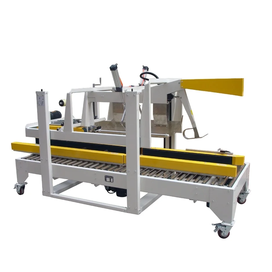 Automatic Carton Case sealer Sealing tapler shrink wrapping machine