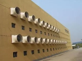 Large volume industrial air cooling fan/big airflow for fan/water air cooling fan