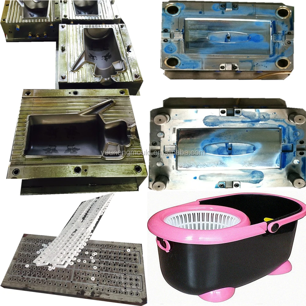 Newly made high quality plastic broom head mould/broom base mold