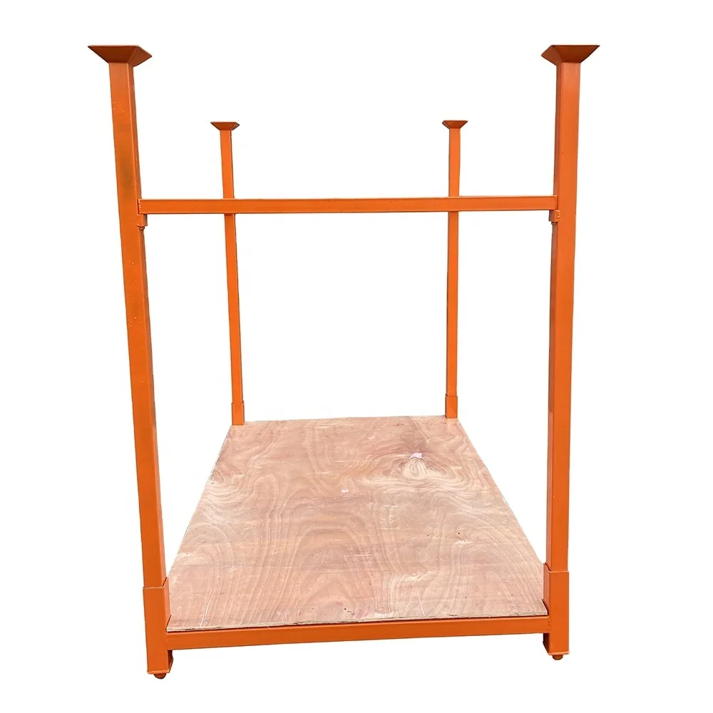 Heavy duty metal industrial storage pallet stacking frames logistic equipment