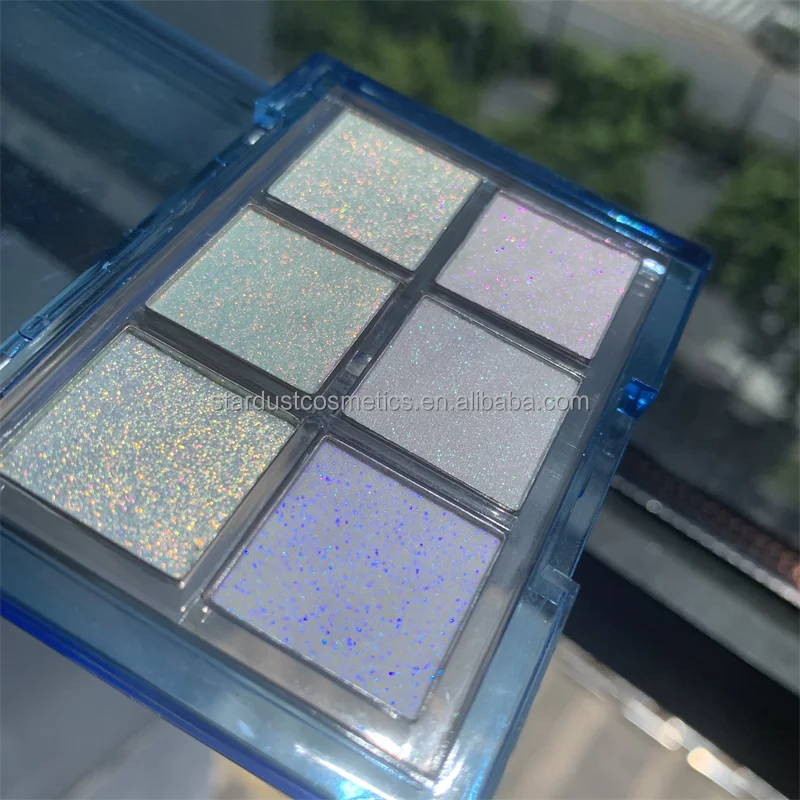 Make your own design 60 color aurora chameleon eyeshadow diy pressed powder multichrome eye shadow palette