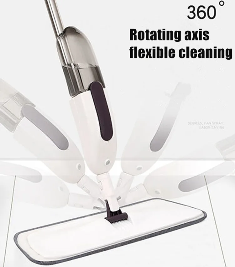 Hot Sale Made in China Microfiber Industrial Floor Spray Steam Mop Cleaners 360 Refill