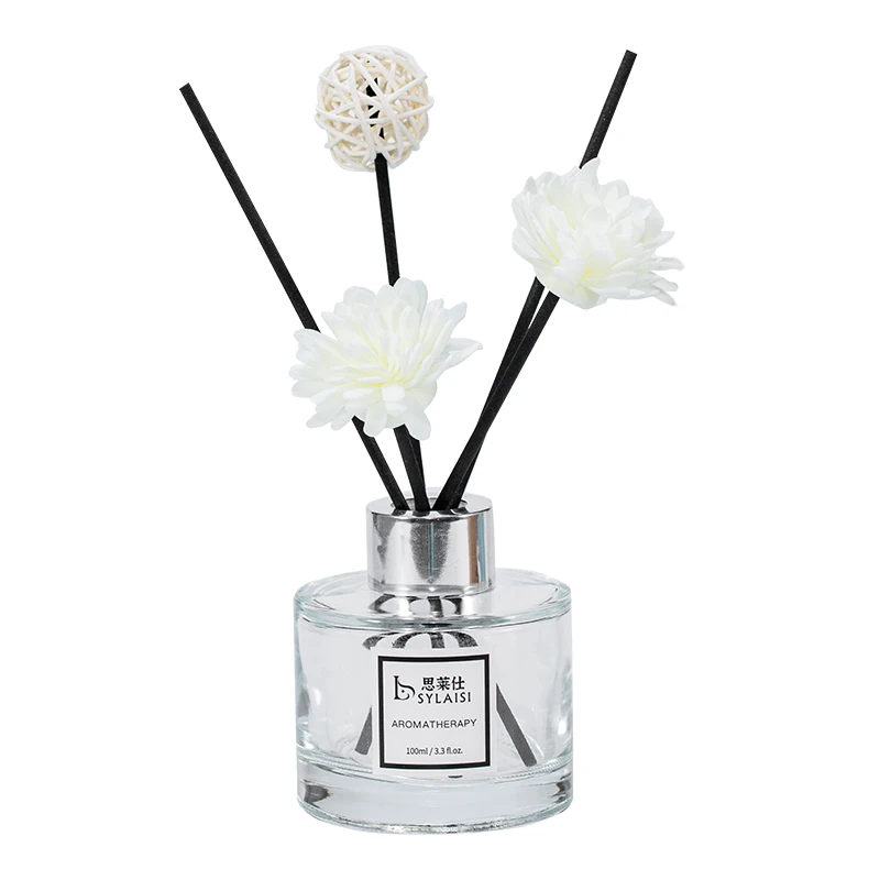 Wholesale 100ml 1 Pack Home Office Decor Aromatherapy Diffuser Oil Gift Set Preserved Flower Reed Diffuser
