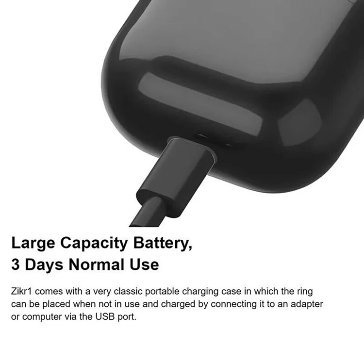 Top Sale Smart Tasbih Zikr Ring Iqibla Fashion Waterproof Digital Zikr 1 Lite Tasbih Tasbig Smart Ring For Muslims