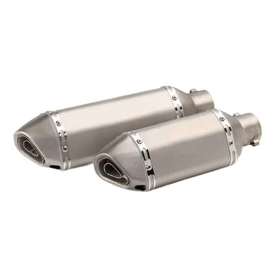 High quality 61mm titanium exhaust muffler pipe titanium tube for motorcycles