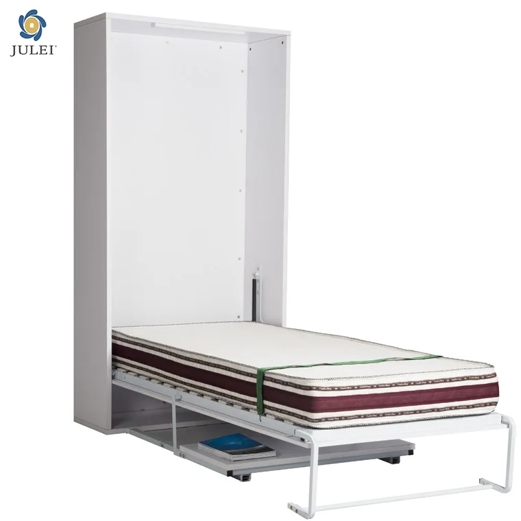 Factory Direct Wall Mounted Foldable Vertical Queen Wall Bed With Desk Murphy Kit
