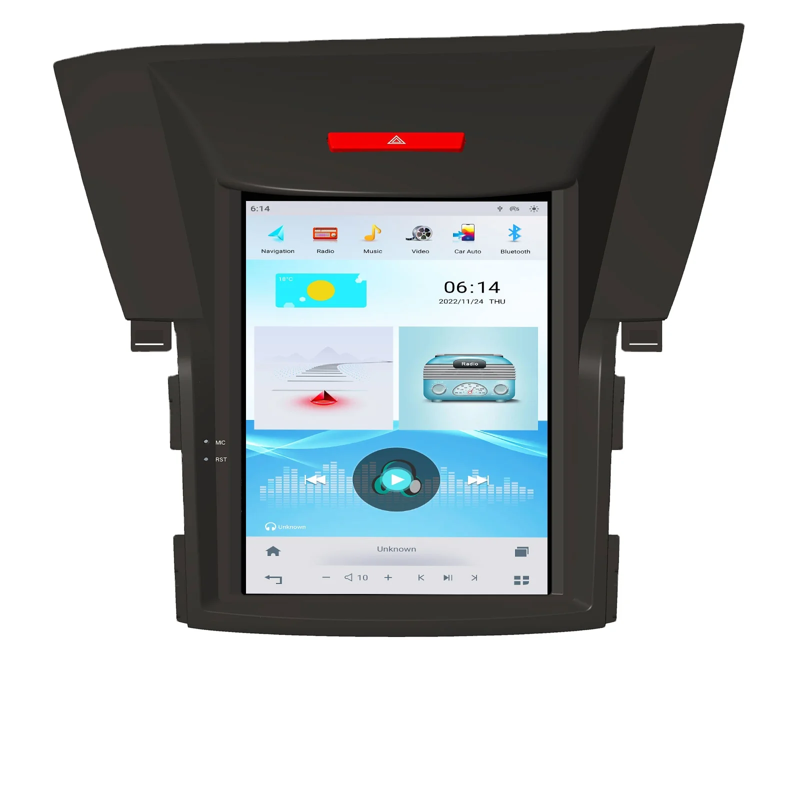 10.4' Qualcomm Android 11 Car multimedia player for HONDA CRV 2012- Car radio audio system carplay