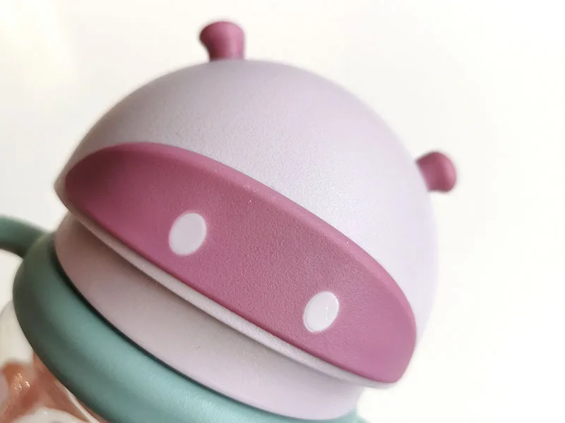 Детская кружка для напитков, портативная пластиковая чашка с ручкой для безопасности детей