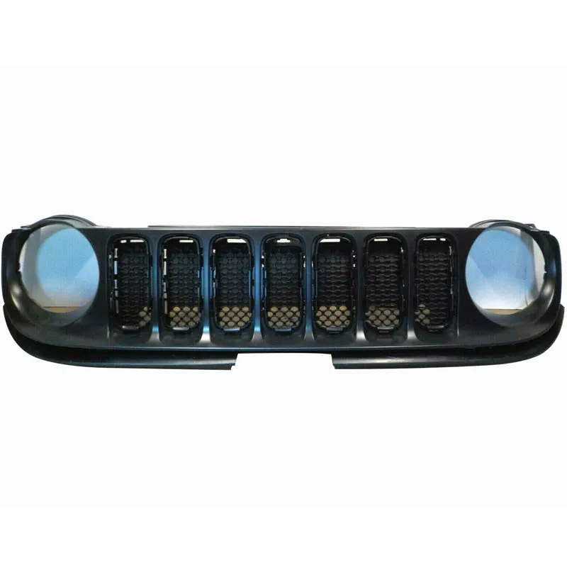 NEW OEM T/O BLACK FRONT GRILLE W/SUPPORT JEEP RENEGADE 15-20 [AH923-02] 6VN04LXHAA