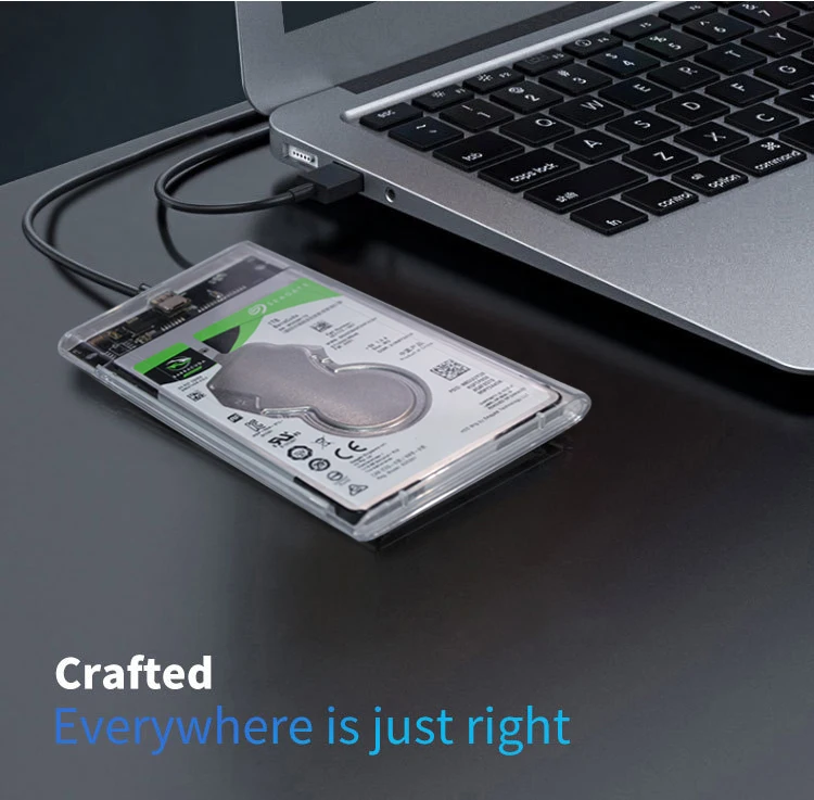 March Expo 2.5 SATA to USB 3.0 Adapter Hard Drive Enclosure for SSD Disk HDD Box Case HD External HDD Enclosure