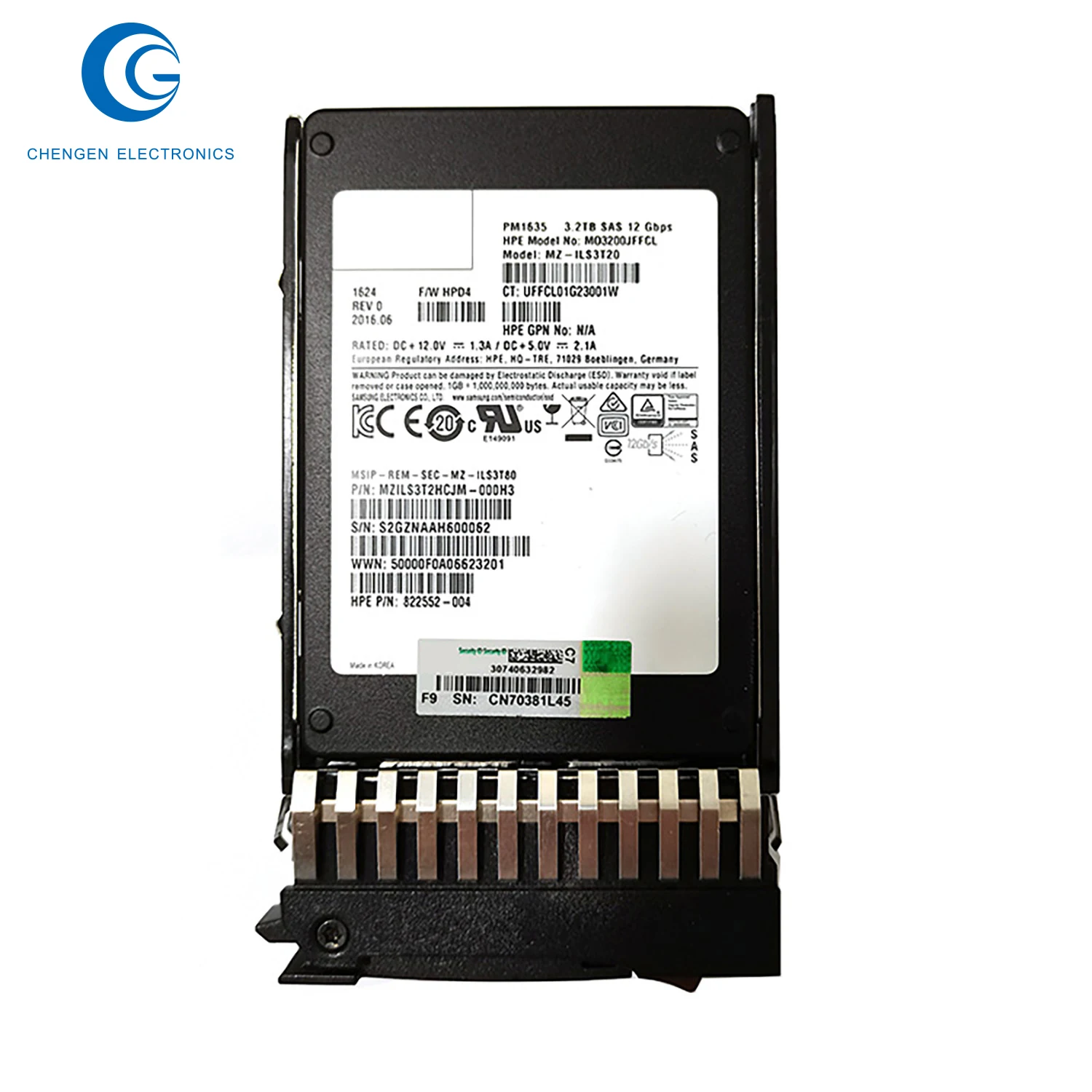 N9X92A 822552-004 841501-001 аккумулятор большой емкости SSD для Msa 3 2 ТБ 12Gb SAS 5 дюймов 800 МБ/с. скорость записи жесткого диска