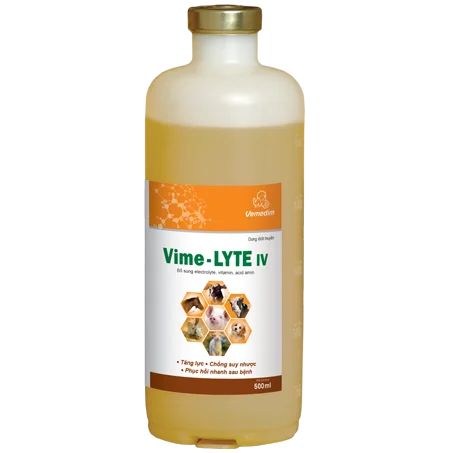 Vietnam GMP certified Multivitamin injection for Pet, Dog , Cat, Vime Lyte IV