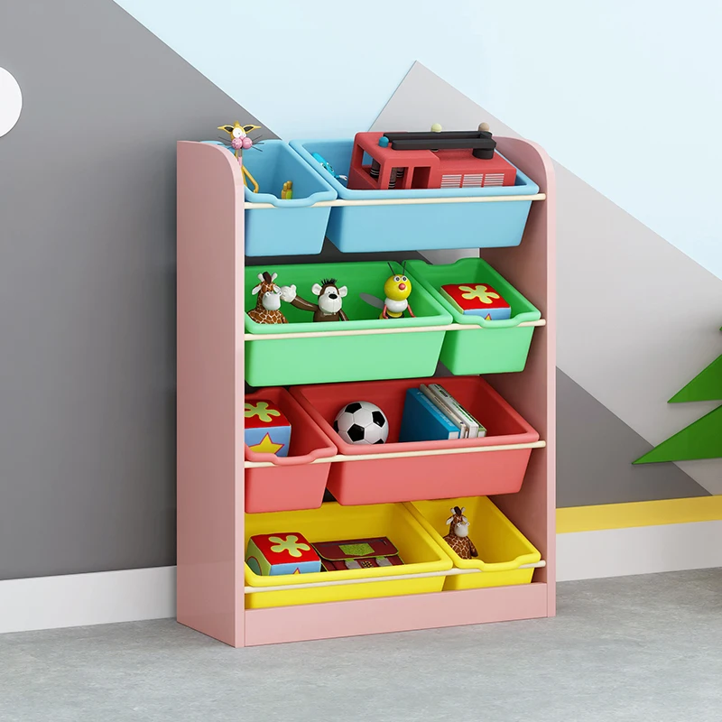
Wood Material kindergarten furniture children toy storage 
